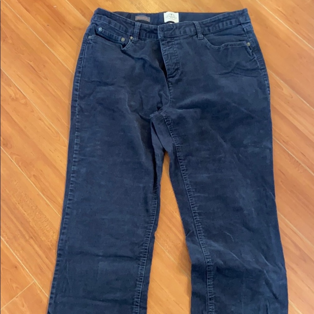 Navy corduroy pants size 14